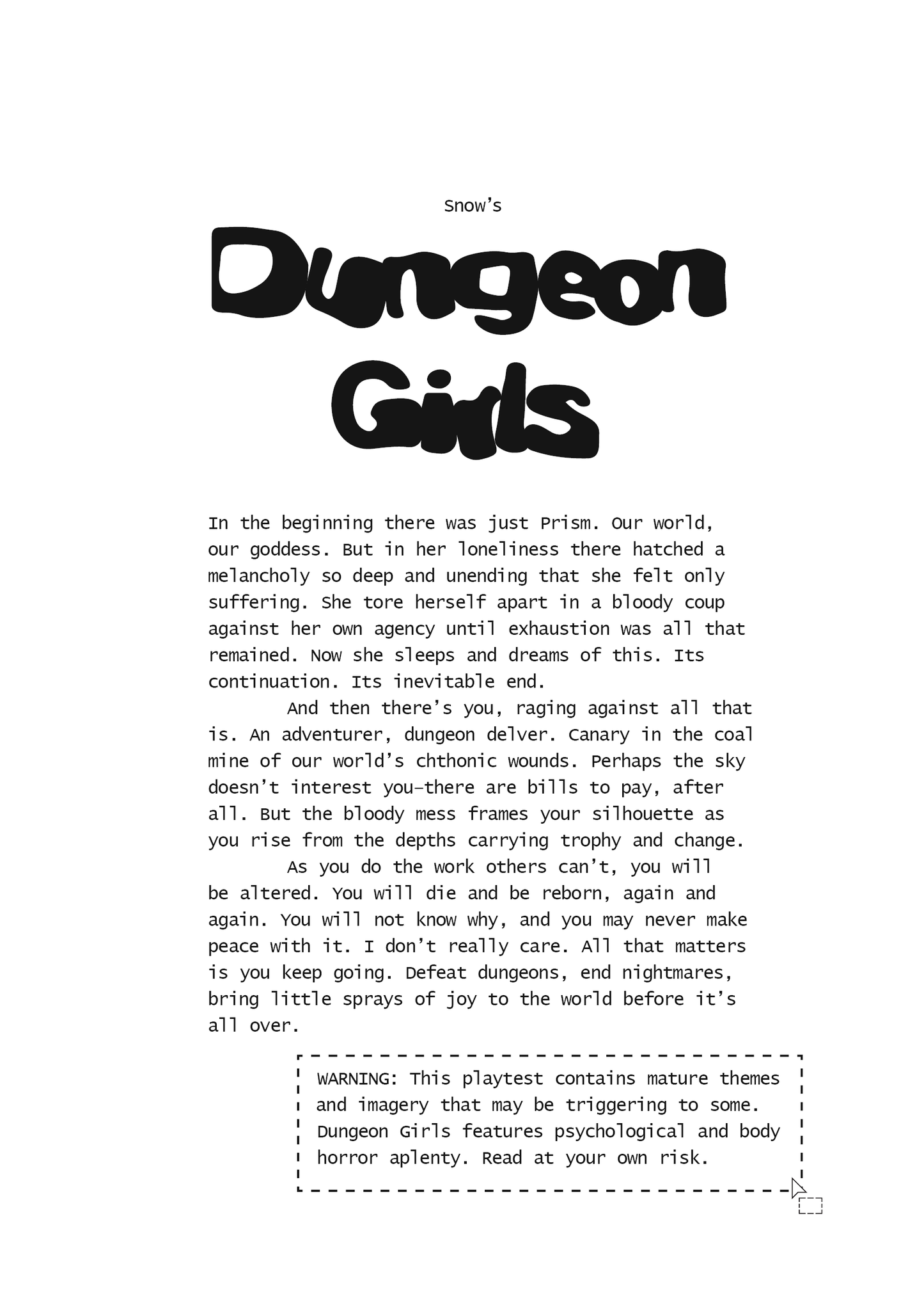 Dungeon Girls