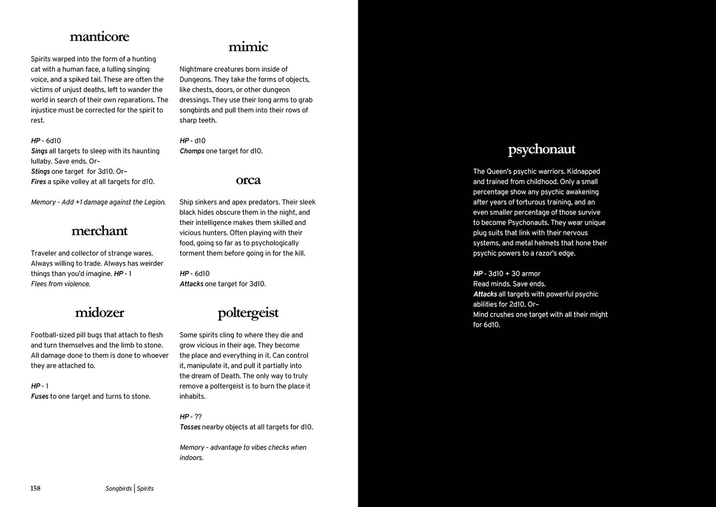 Songbirds - An Adventure Game